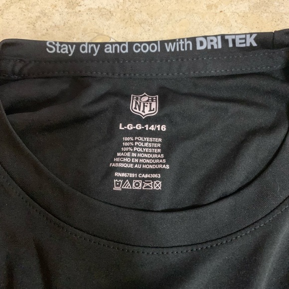 COPY - NWT NY JETS NFL YOUTH DRI TEK SZ LG 14-16 this shirt is youth size large… - Picture 3 of 10